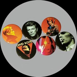 DAVID Bowie Fridge Magnet Set Ziggy Stardust Lightening Bolt Home Decor